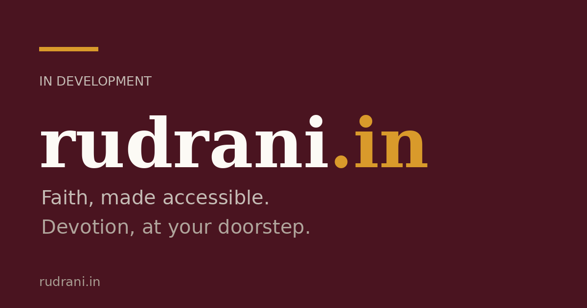 Link preview image for rudrani.in
